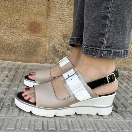 Sandalia Gina tricolor [0]