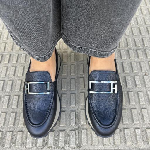 Mocasin Yvette azul