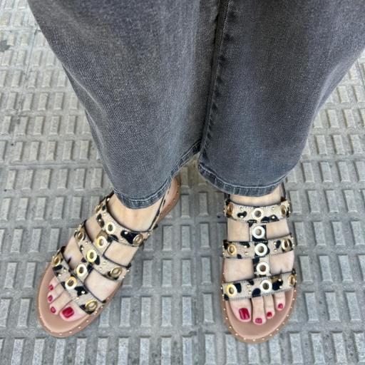 Sandalia Marsila leopardo [1]