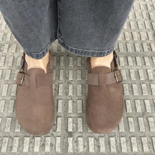 Zueco Bari con talón marron [2]