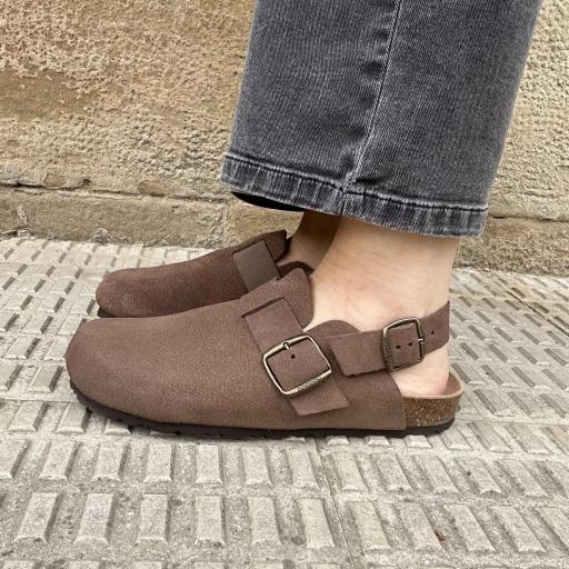 Zueco Bari con talón marron [0]