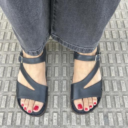 Sandalia Ana negro [2]