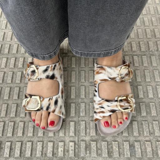 Sandalia Cow estampado [2]