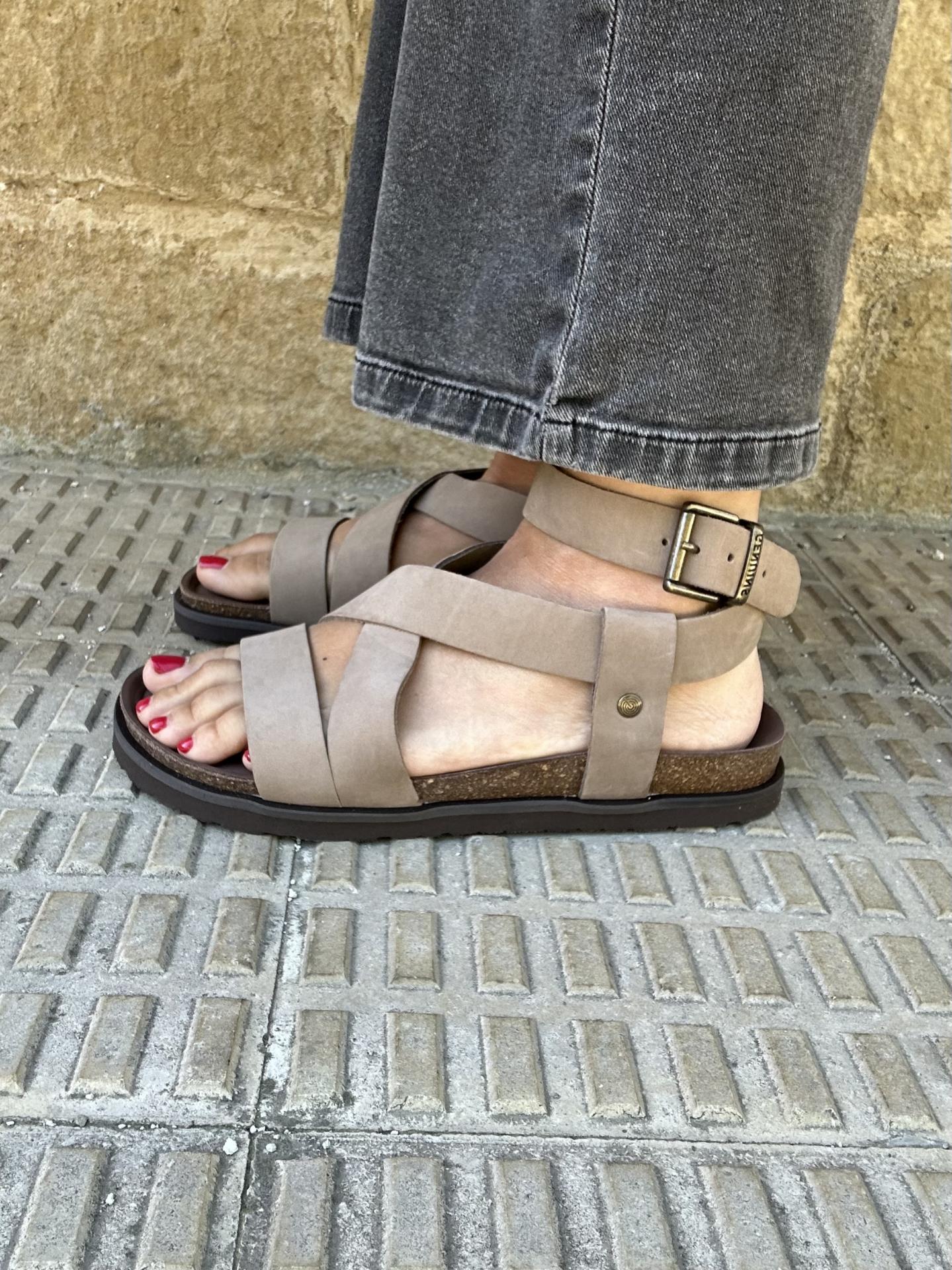 Sandalia Zaha taupe