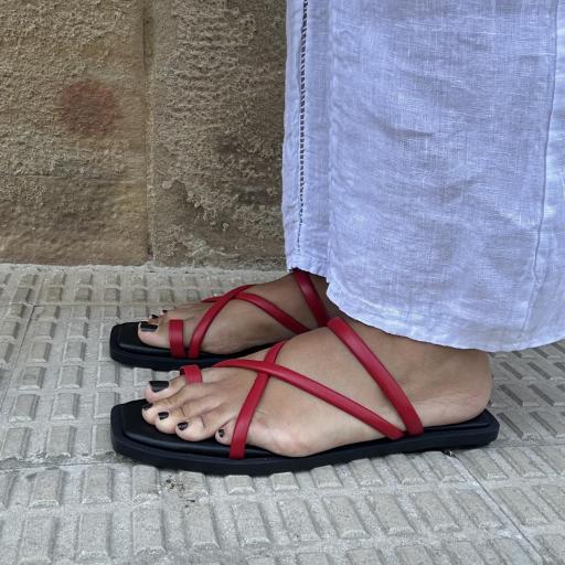 Sandalia Marza rojo [0]