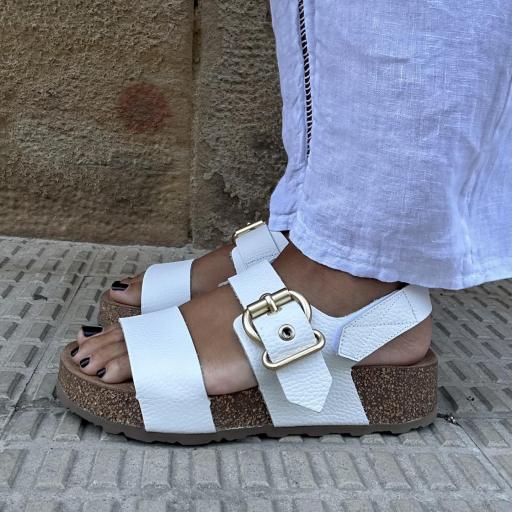 Sandalia Oca blanco [0]