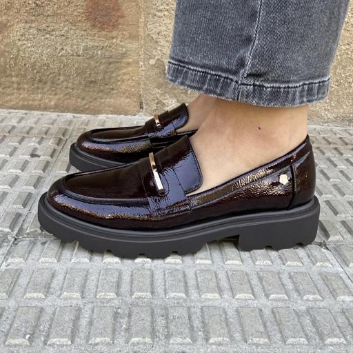 Mocasín Frenchy burdeos [0]