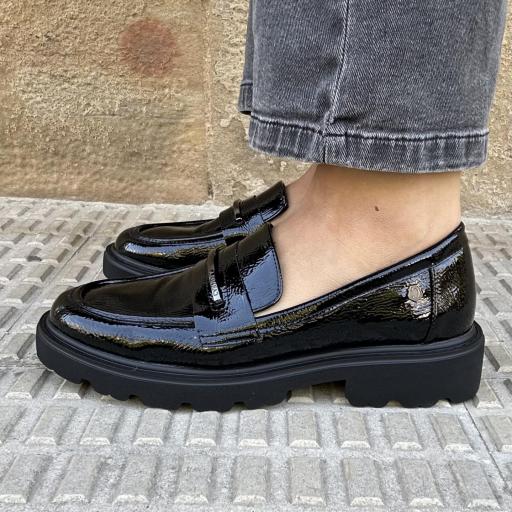 Mocasín Frenchy negro
