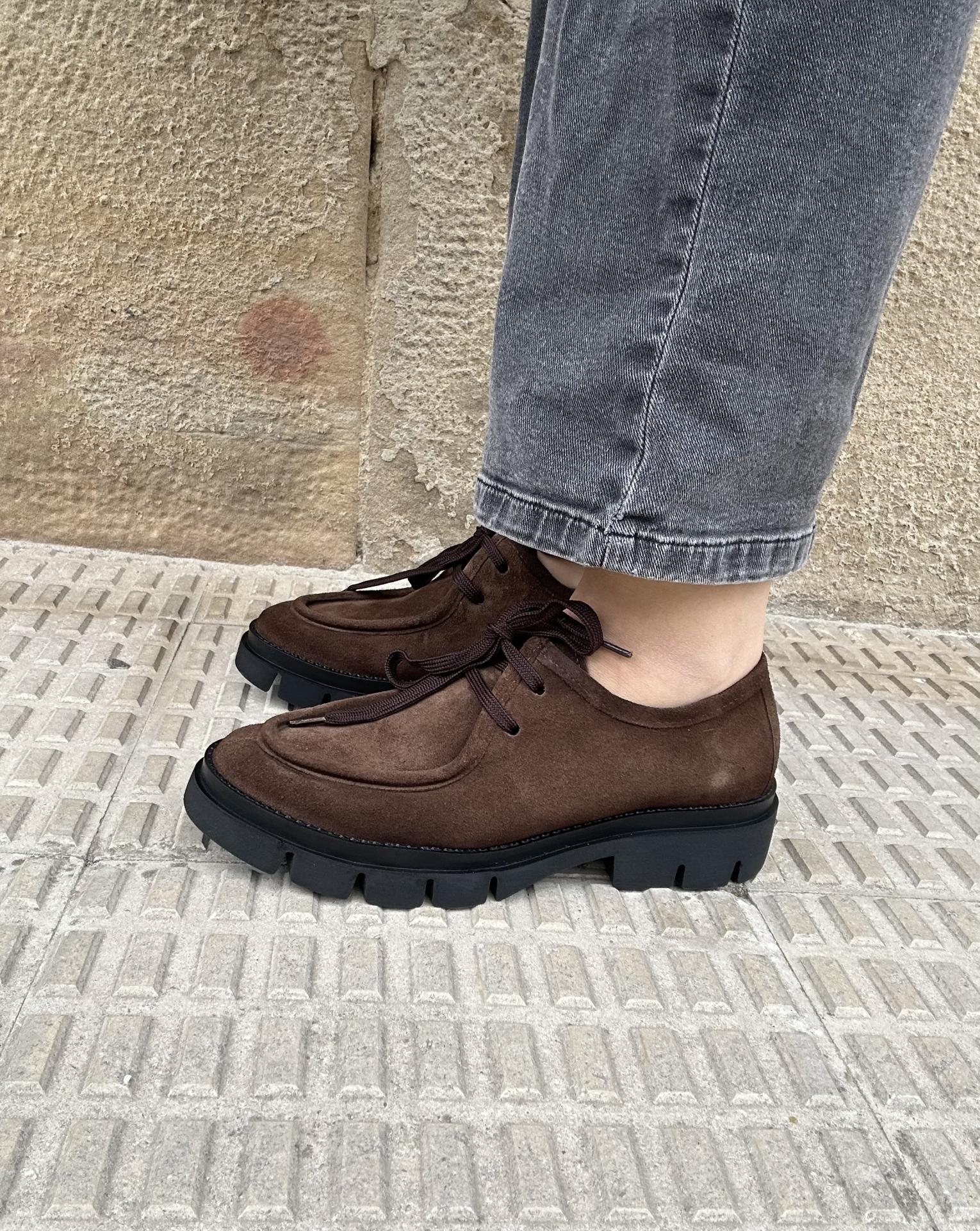 Zapato Penny marron
