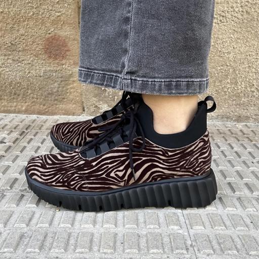 Zapato Chacha zebra [0]