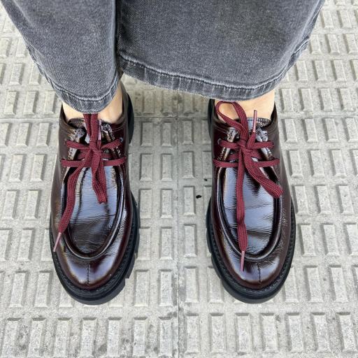 Zapato Penny granate [2]