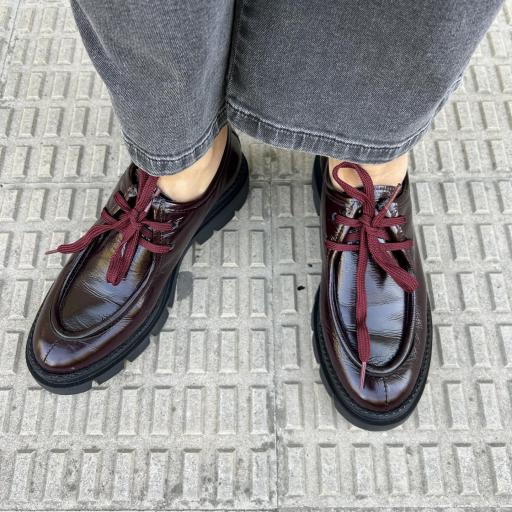 Zapato Penny granate [1]