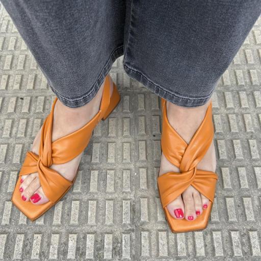 Sandalia Eve naranja