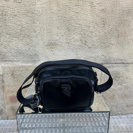 Bandolera nylon negro