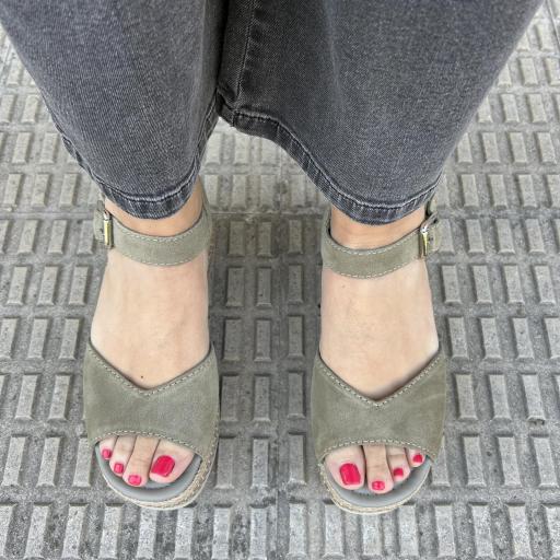 Sandalia Kalton matcha [1]