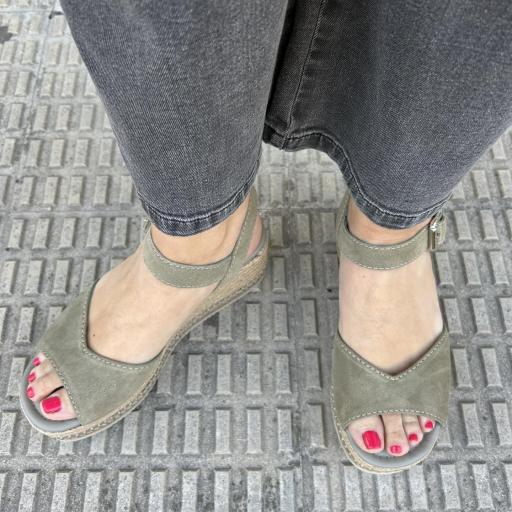 Sandalia Kalton matcha