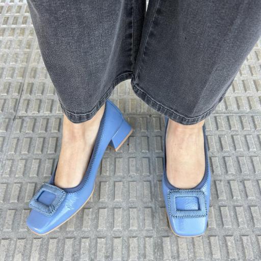 Zapato Azure celeste [0]