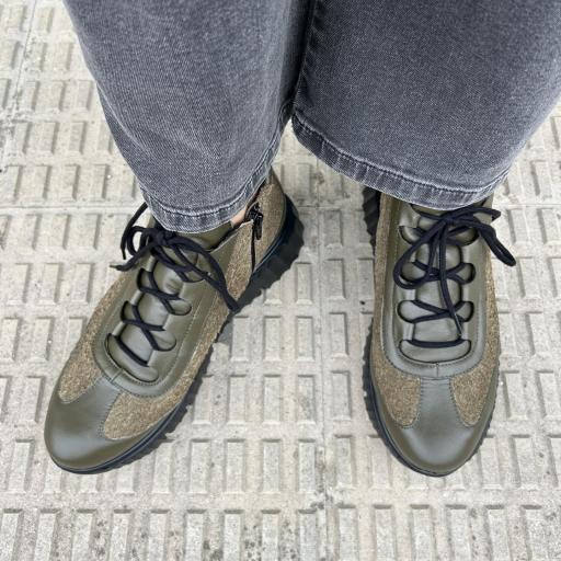 Botín sport Cammie verde [0]