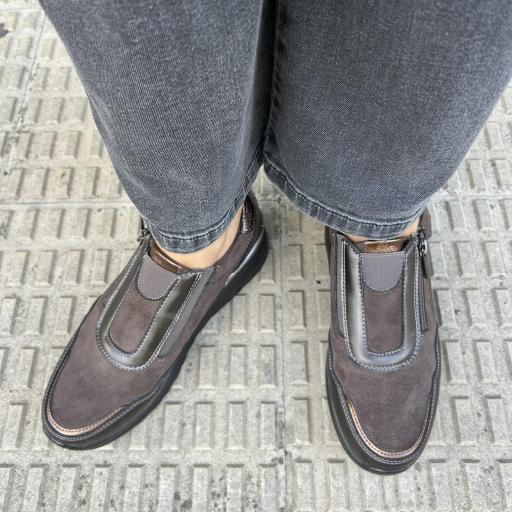 Zapato Marrón cremallera [1]
