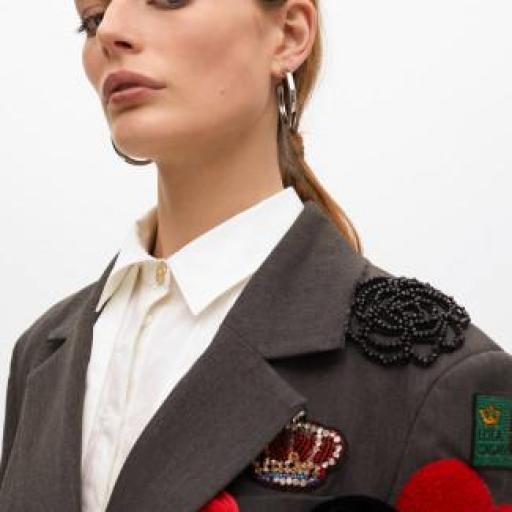 Americana oversize detalle parches [1]