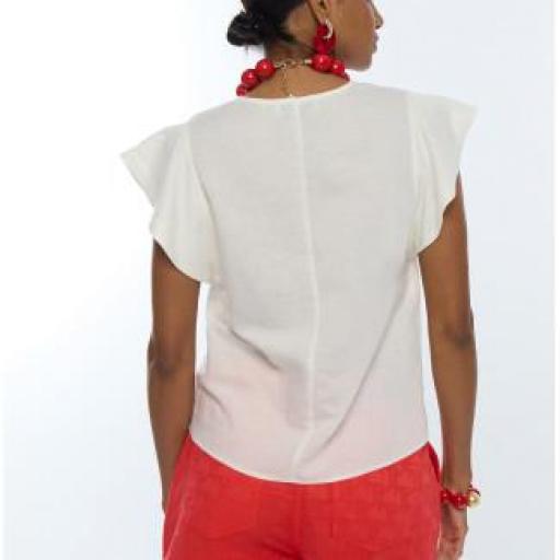 Blusa volantes blanca [1]