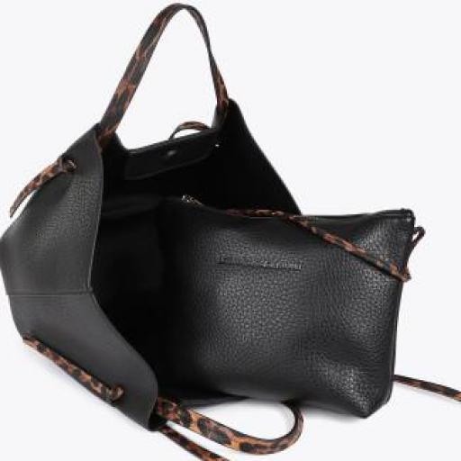 Bolso mini shopper detalles animal print [1]