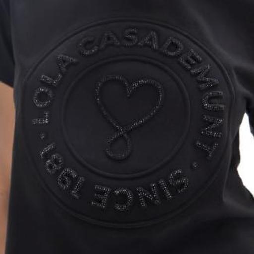 Camiseta con print rosco corazon [1]