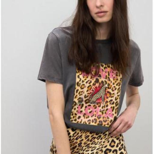 Camiseta love Lola leopardo [1]