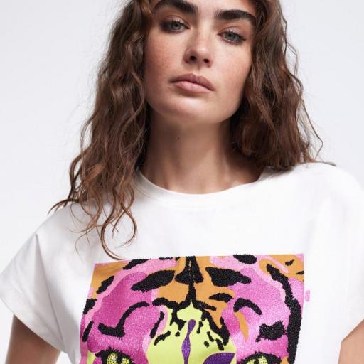 Camiseta tigre multicolor [2]