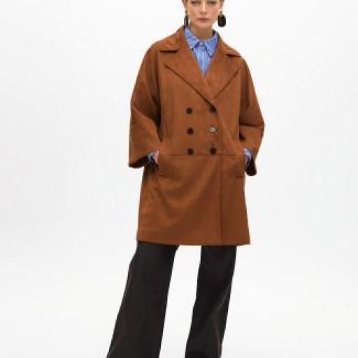 Chaqueta antelina oversize [0]