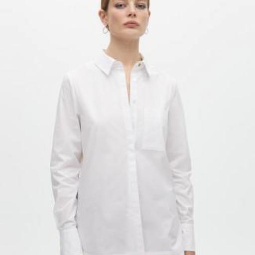 Camisa popelÍn detalle botones [0]