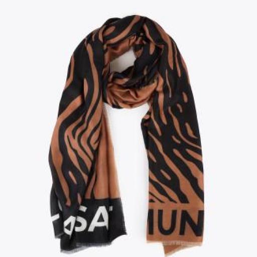 Foular estampado zebra y liso [2]