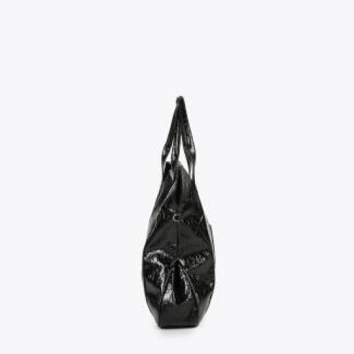 Shopper logo relieve piel brillante [1]