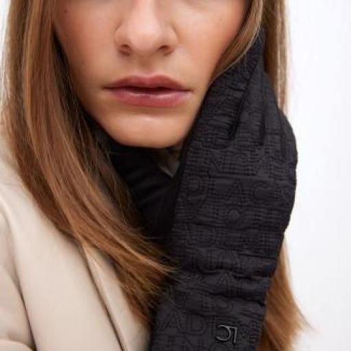 Guante logo bordado negro