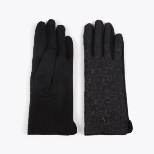Guante logo bordado negro [1]