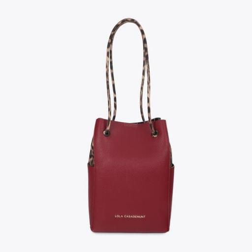 Shopper bicolor granate [0]