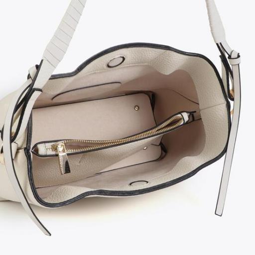 Bandolera asa trenzada crudo [2]