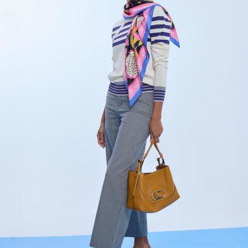 Bandolera asa trenzada mostaza [2]