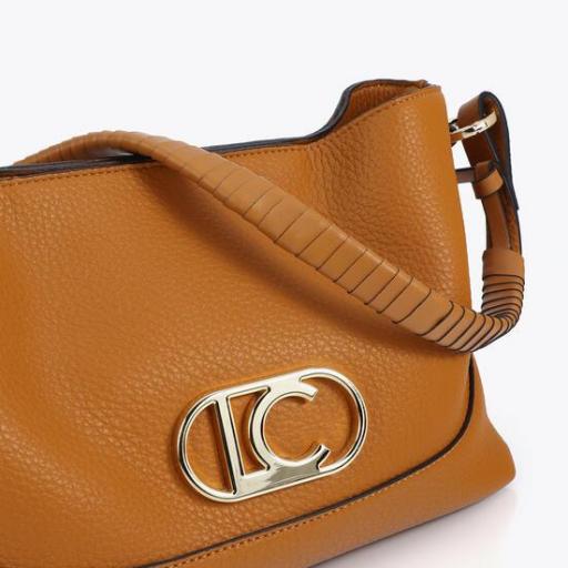 Bandolera asa trenzada mostaza [1]