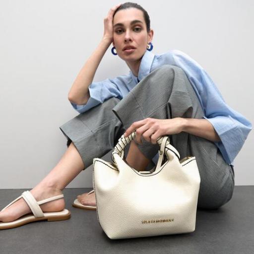 Bandolera crudo asa trenzada detalles metalicos [2]