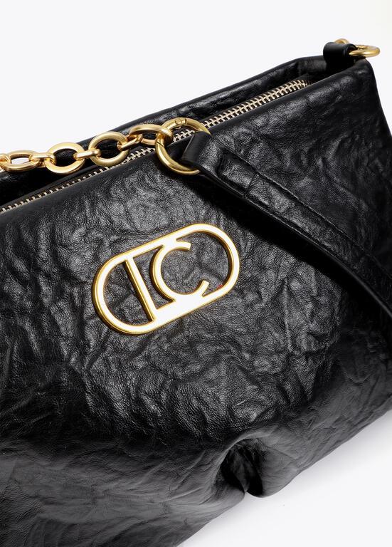 Bandolera cadena color negro