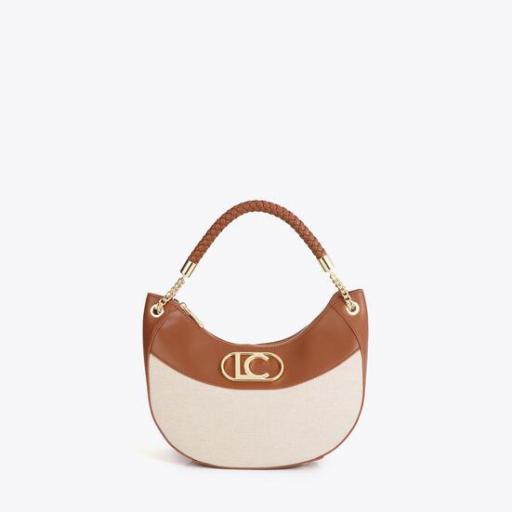Bolso hobo bicolor camel [0]