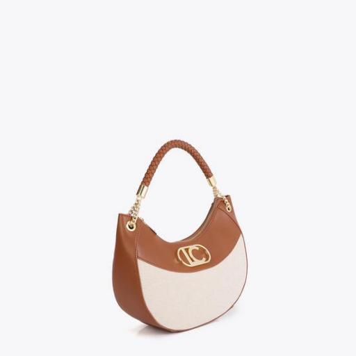 Bolso hobo bicolor camel [1]