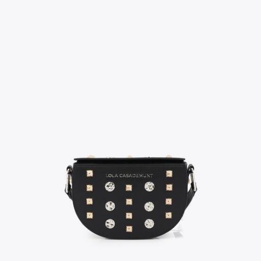Bolso bandolera con tachas negro [3]