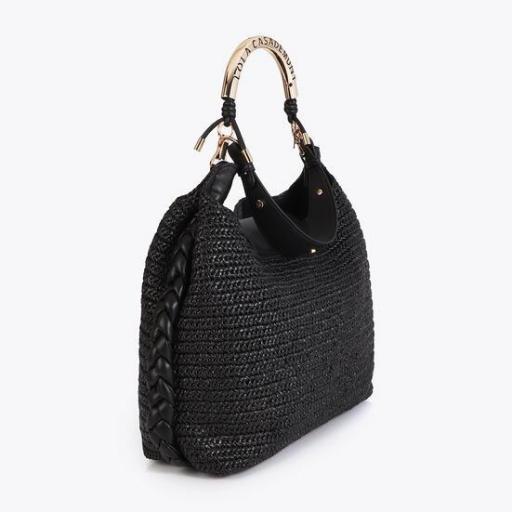 Bolso shopper 1981 trenzado negro [1]