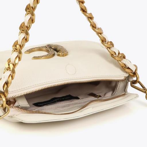 Bandolera media luna cadena crudo [2]