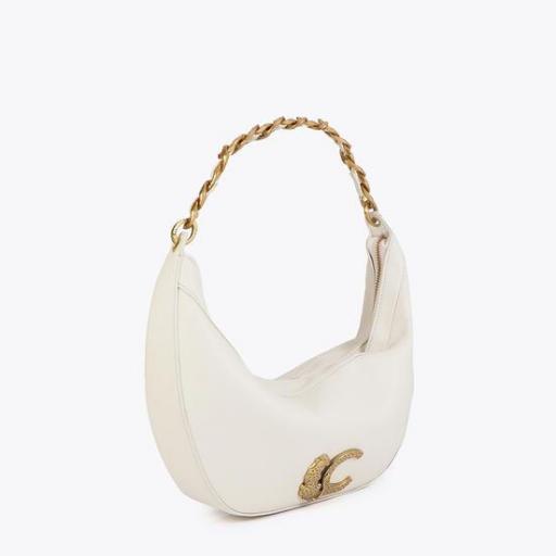 Bolso media luna cadena crudo [3]