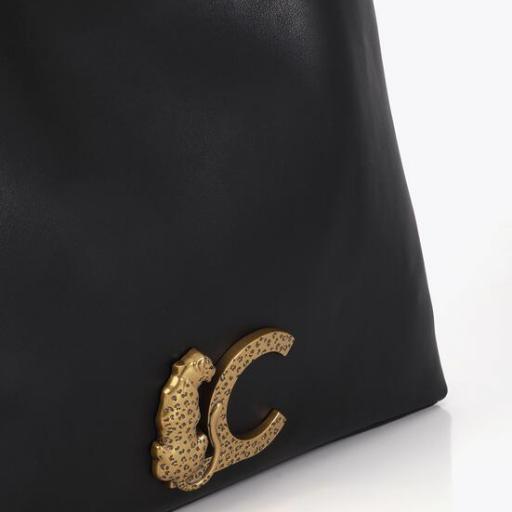 Shopper LC animal tachas negro [1]