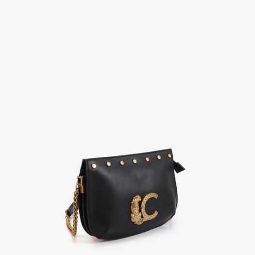 Bandolera LC animal tachas negro [0]