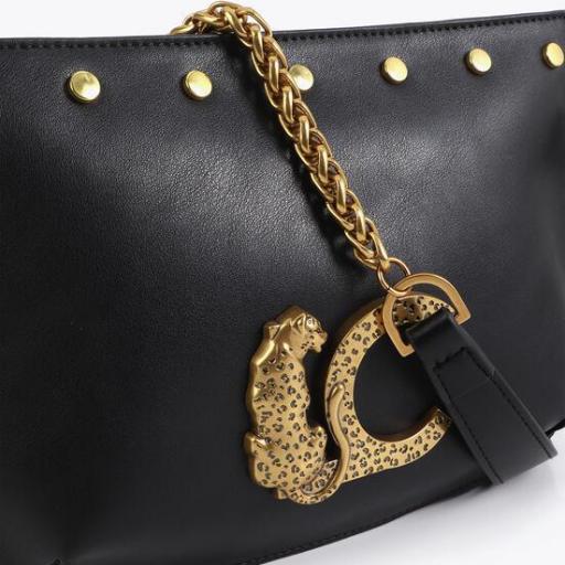 Bandolera LC animal tachas negro [1]